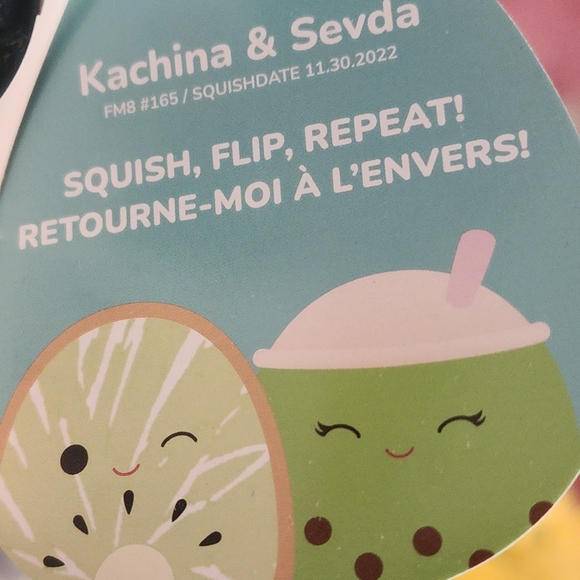 KACHINA 🔄 SEVDA 🥝 FlipAMallow Original Squishmallow by Kelly Toy ☆》NWT《☆ - Picture 3 of 8